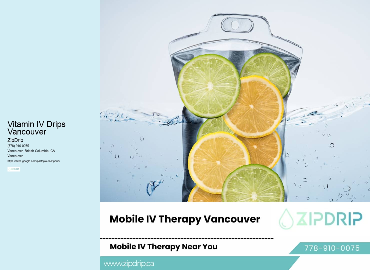 Vitamin IV Drips Vancouver IV Therapy for Skin Health