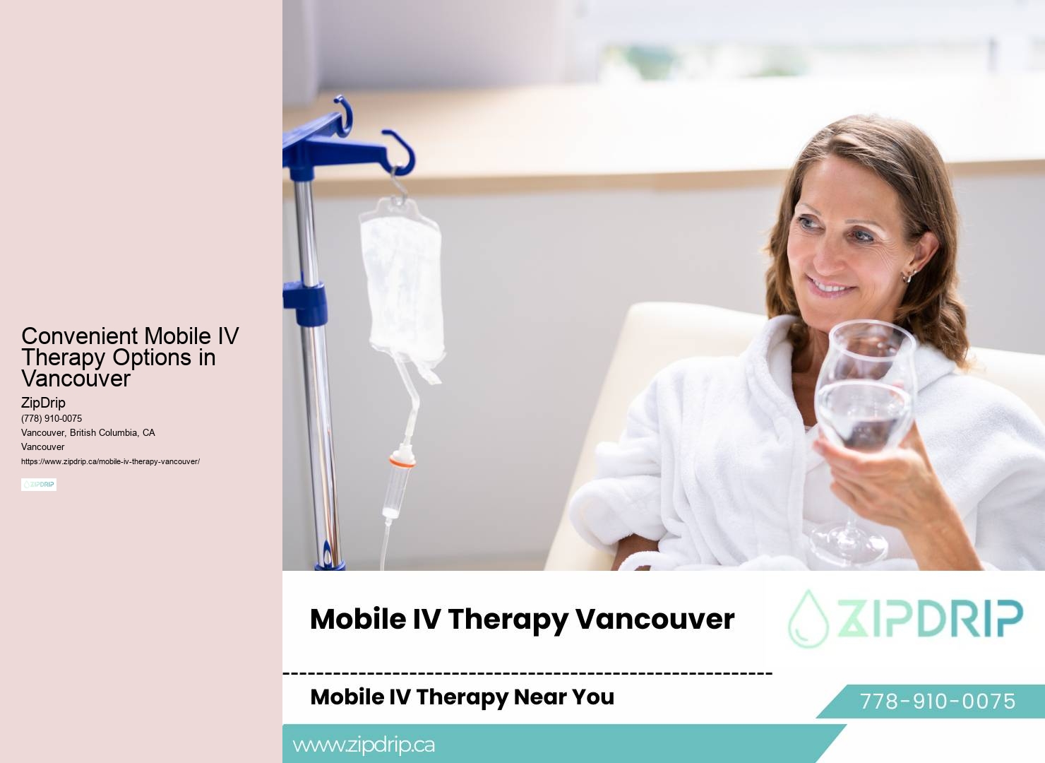 Vancouver IV infusion services