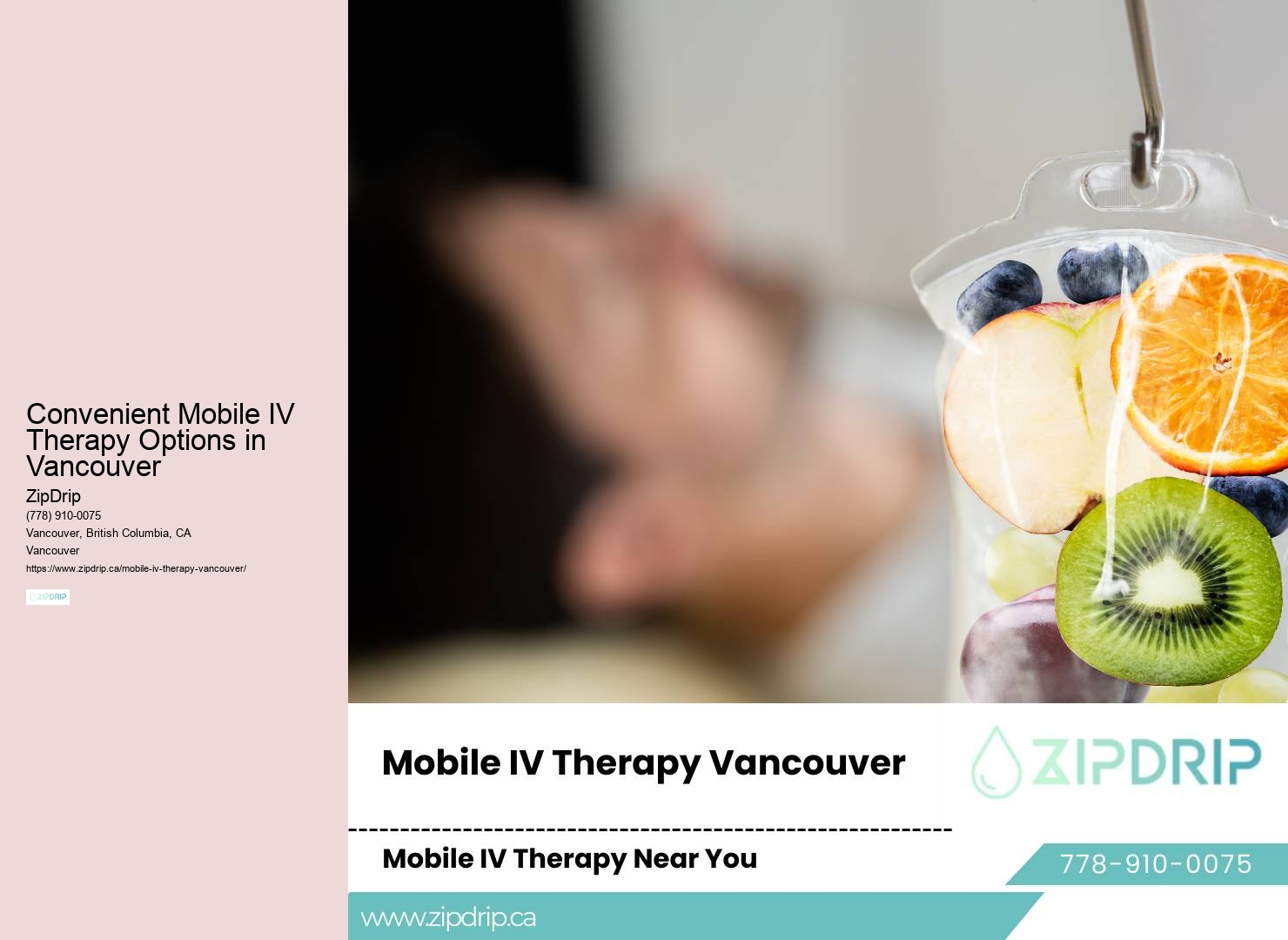 Vancouver On-the-Go IV Treatments