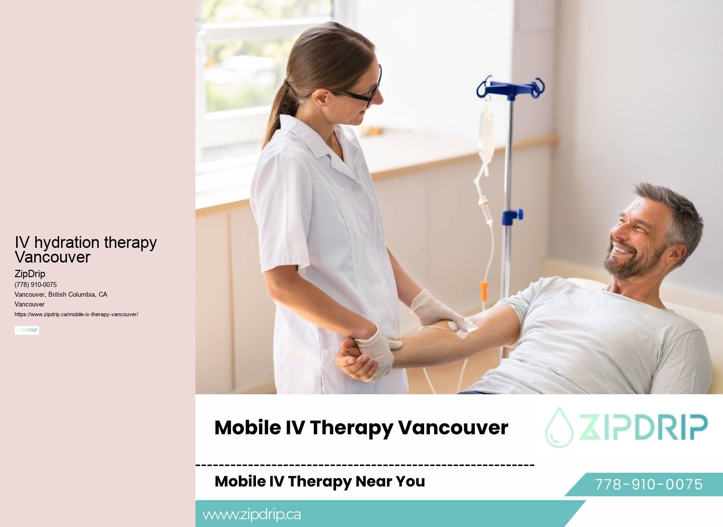 Mobile IV Detox Vancouver