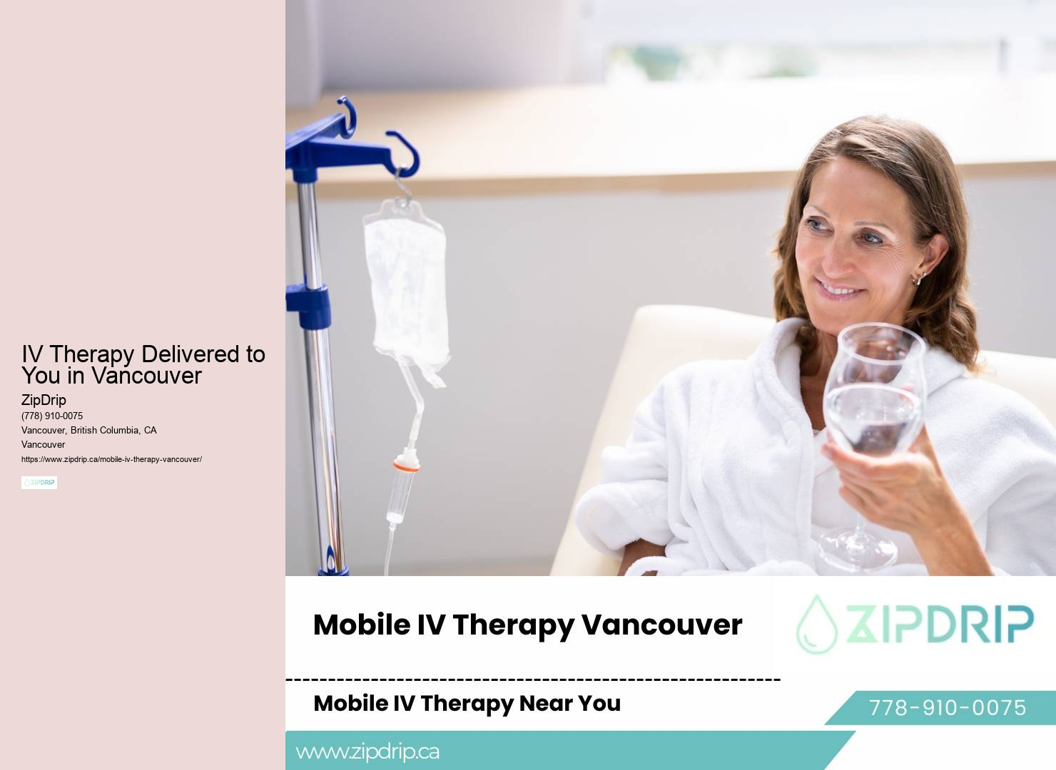 On-Demand IV Drip Vancouver