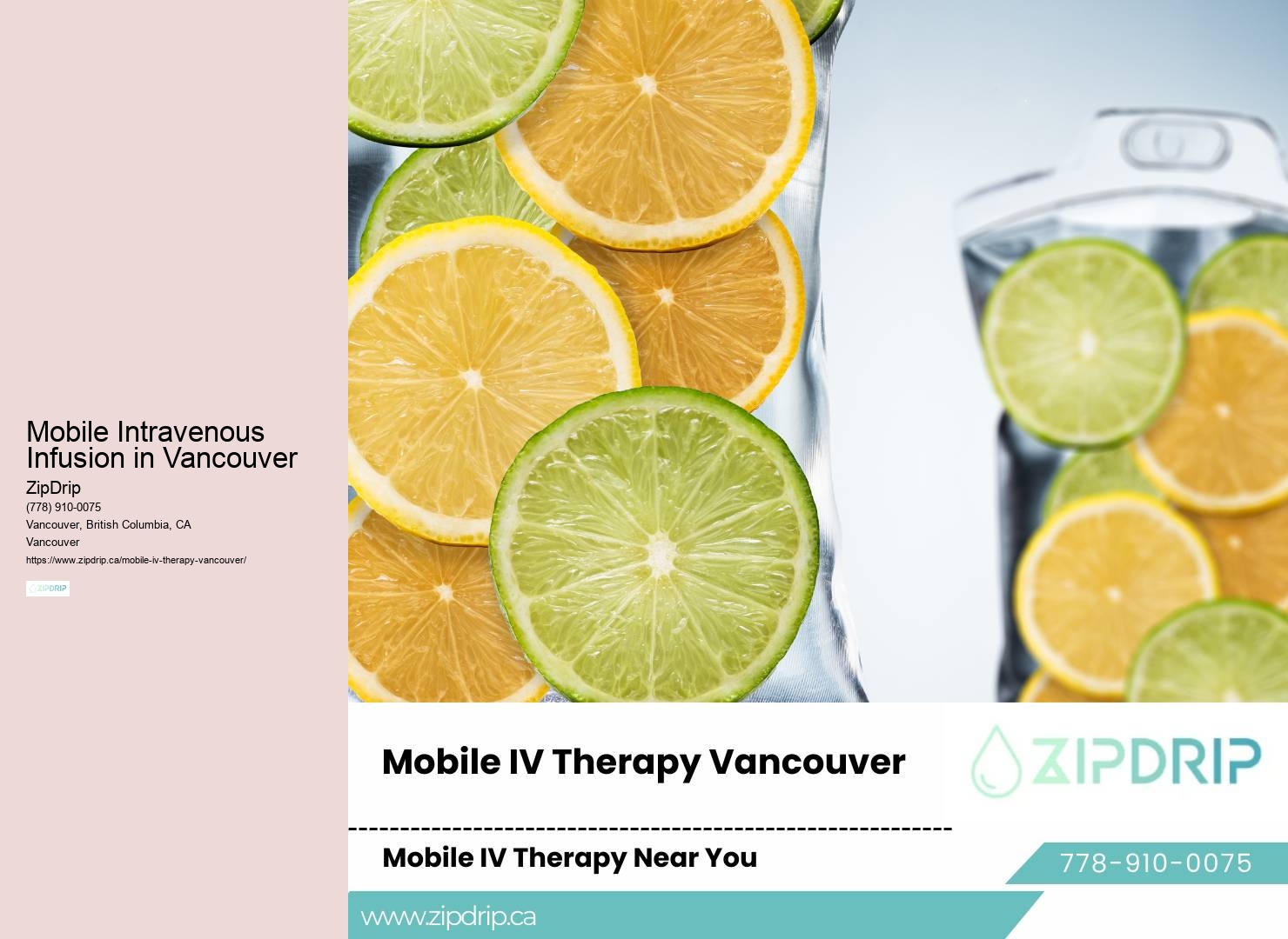 Mobile IV Hangover Remedy Vancouver
