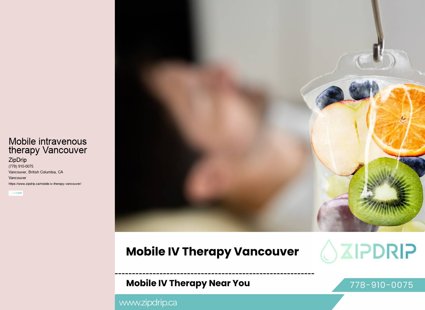 Vancouver at-home IV treatment