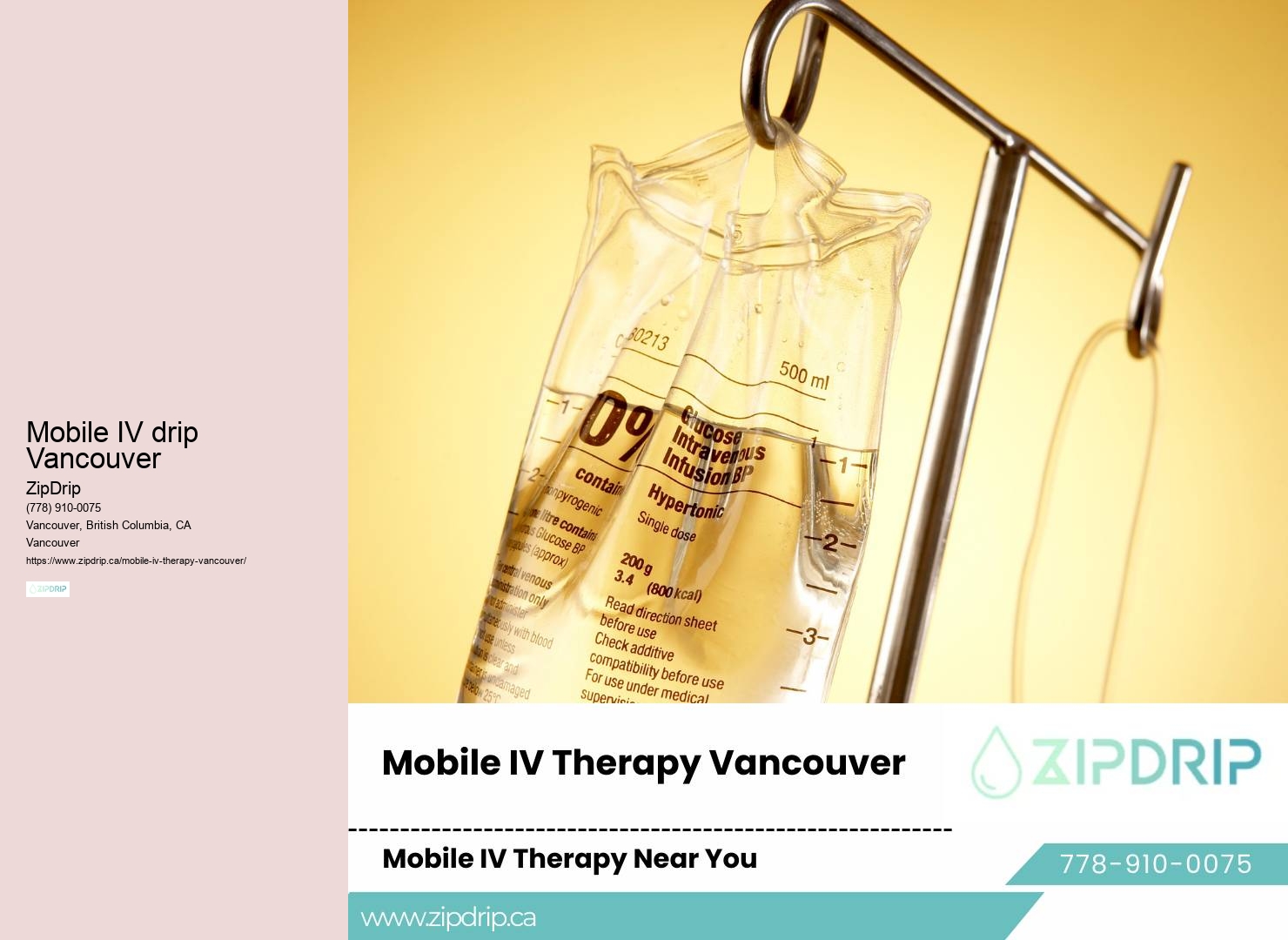 IV Therapy Specialists Vancouver