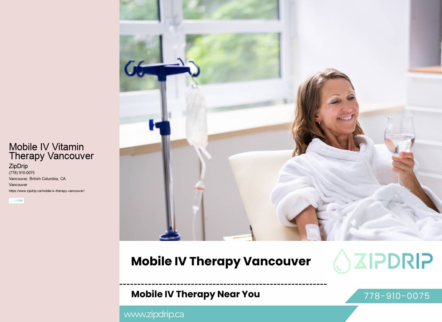 Vancouver at-home IV hydration infusion