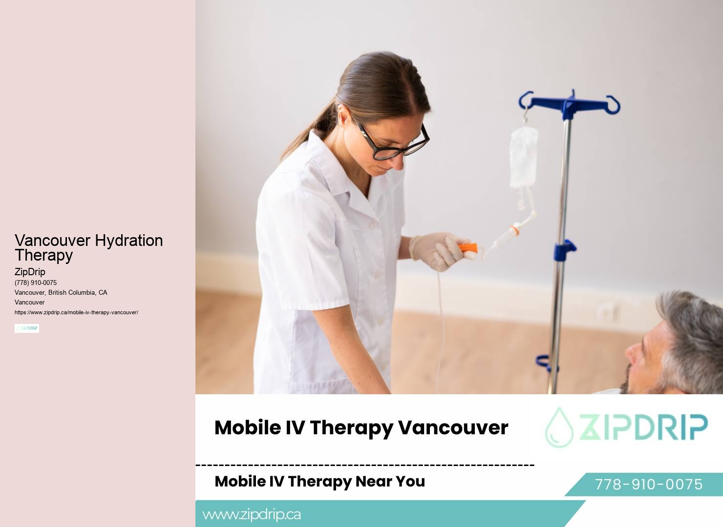 Vancouver IV Therapy for Recovery