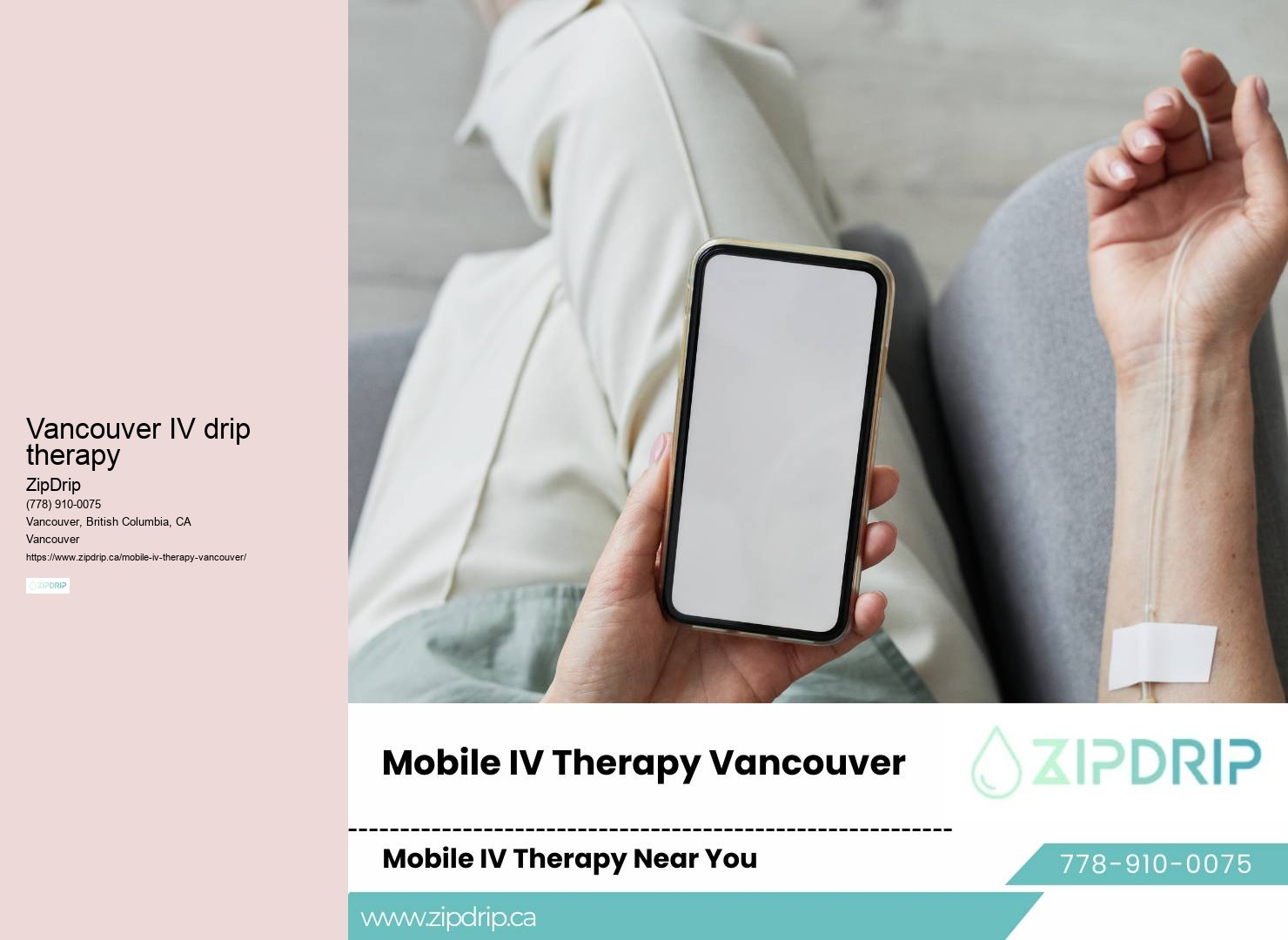 Vancouver IV drip therapy
