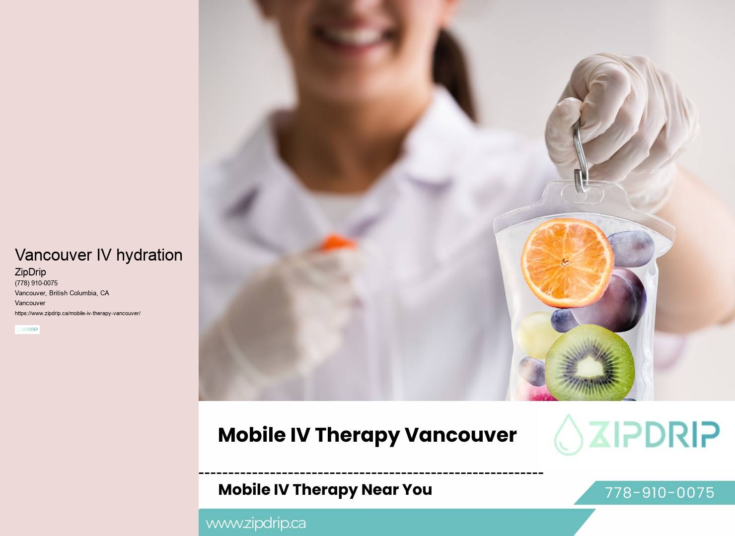 IV hydration at home Vancouver