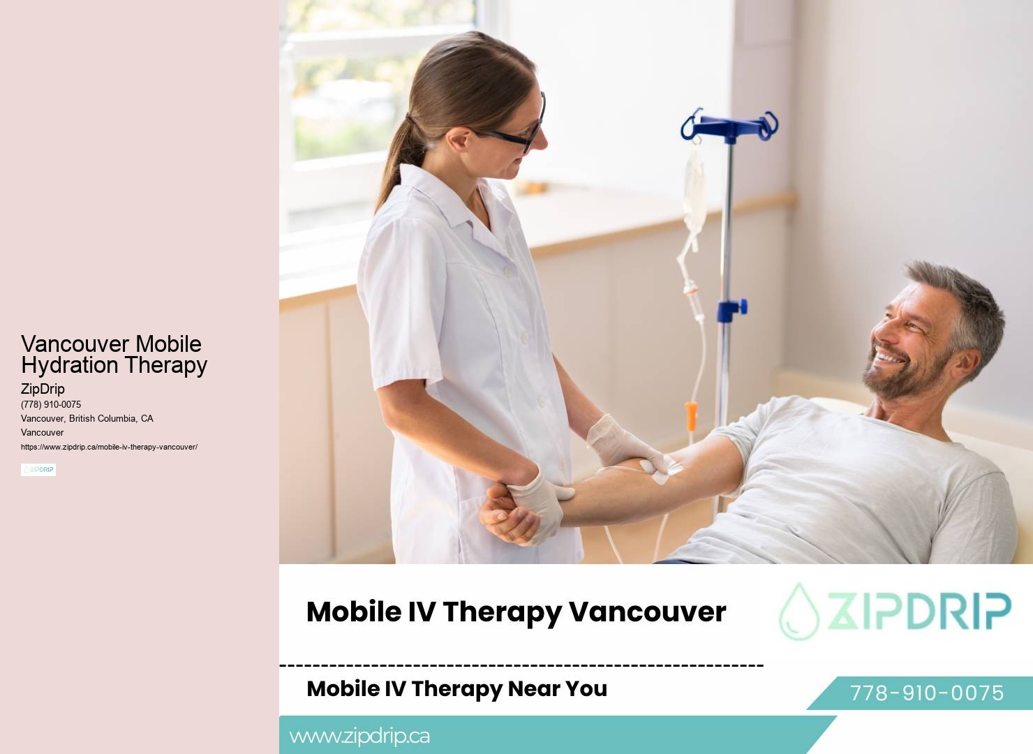 IV therapy for busy Vancouverites