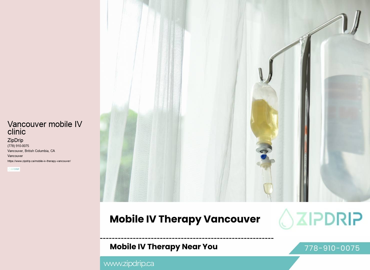 Vancouver IV Fluid Delivery