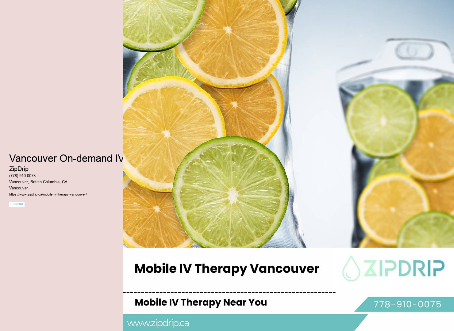 Vancouver at-home IV drip