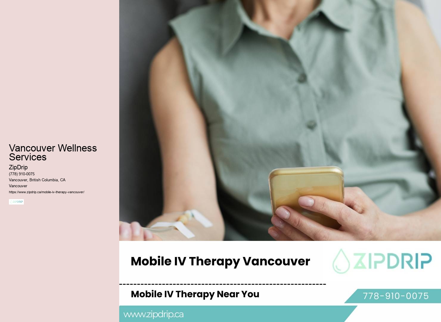 Mobile IV Therapy for Athletes Vancouver