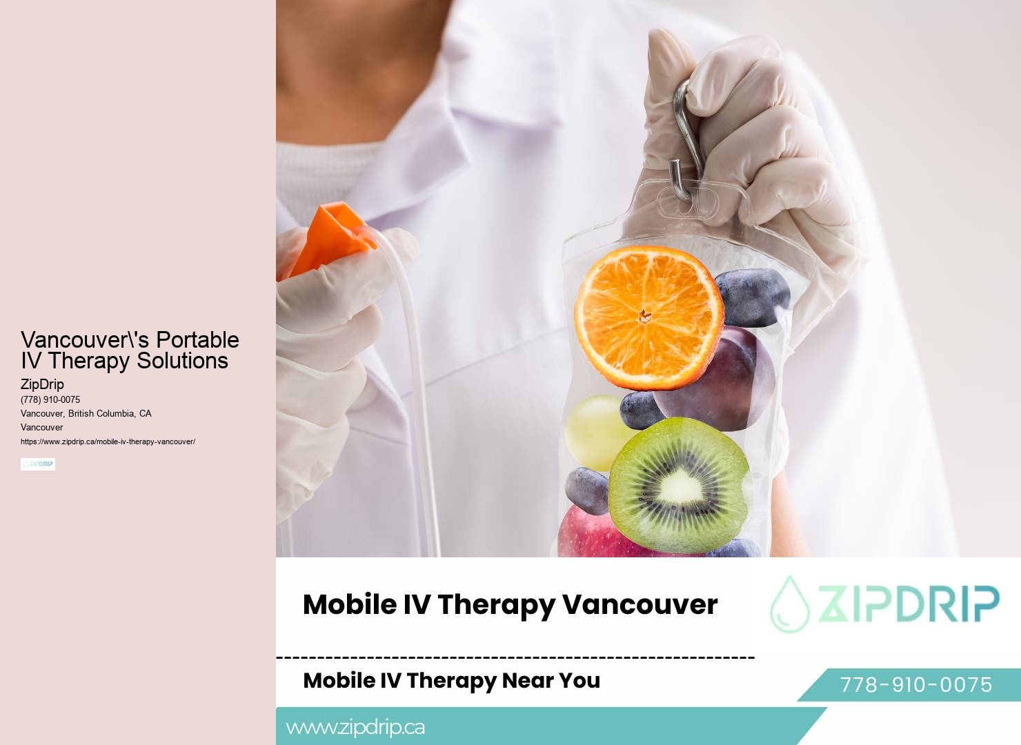 Vancouver IV Hangover Therapy