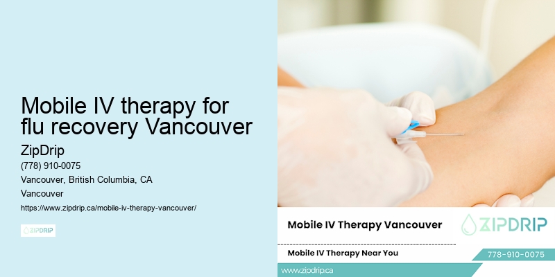 Mobile IV therapy for flu recovery Vancouver