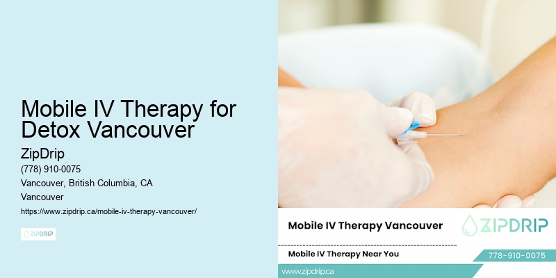 Mobile IV Therapy for Detox Vancouver