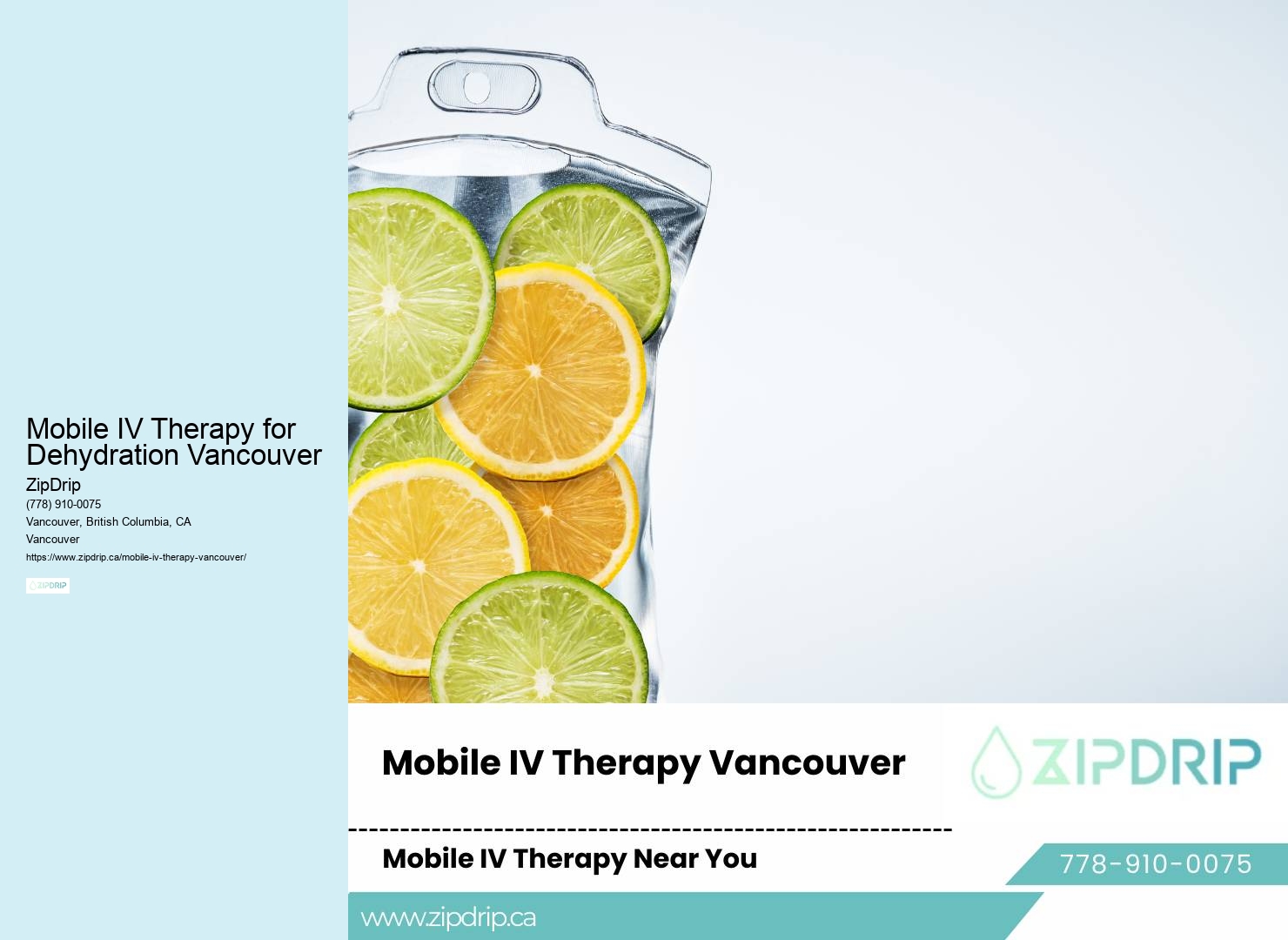 Mobile IV therapy reviews Mobile IV Therapy for Dehydration Vancouver