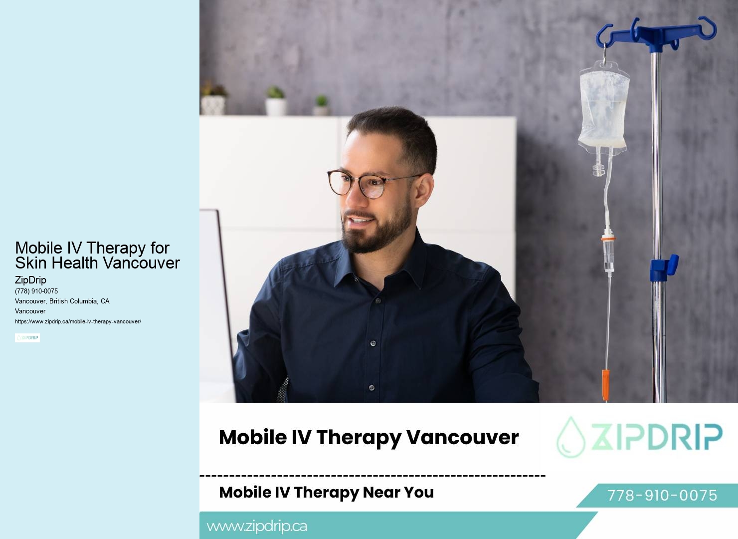 IV therapy for skin health Mobile IV Therapy for Skin Health Vancouver
