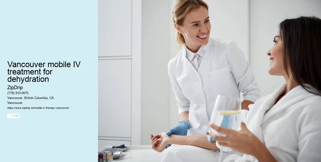 Vancouver mobile IV treatment for dehydration mobile IV therapy experts